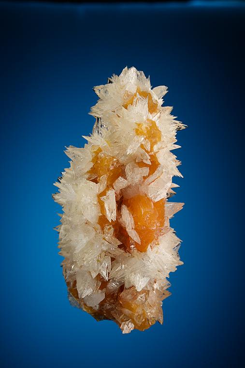 COLEMANITE on CALCITE